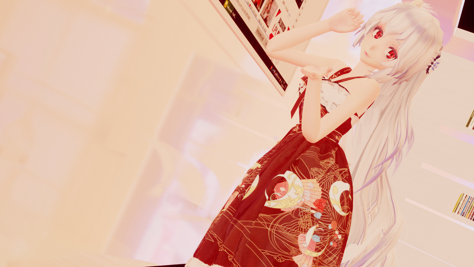 布料解算/弱音MMD-Apple Pie